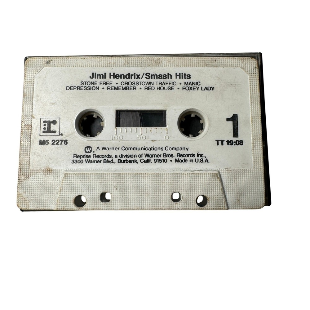 Jimi Hendrix Smash Hits Cassette Tape Reprise Records‎ M5 2276 Classic Rock